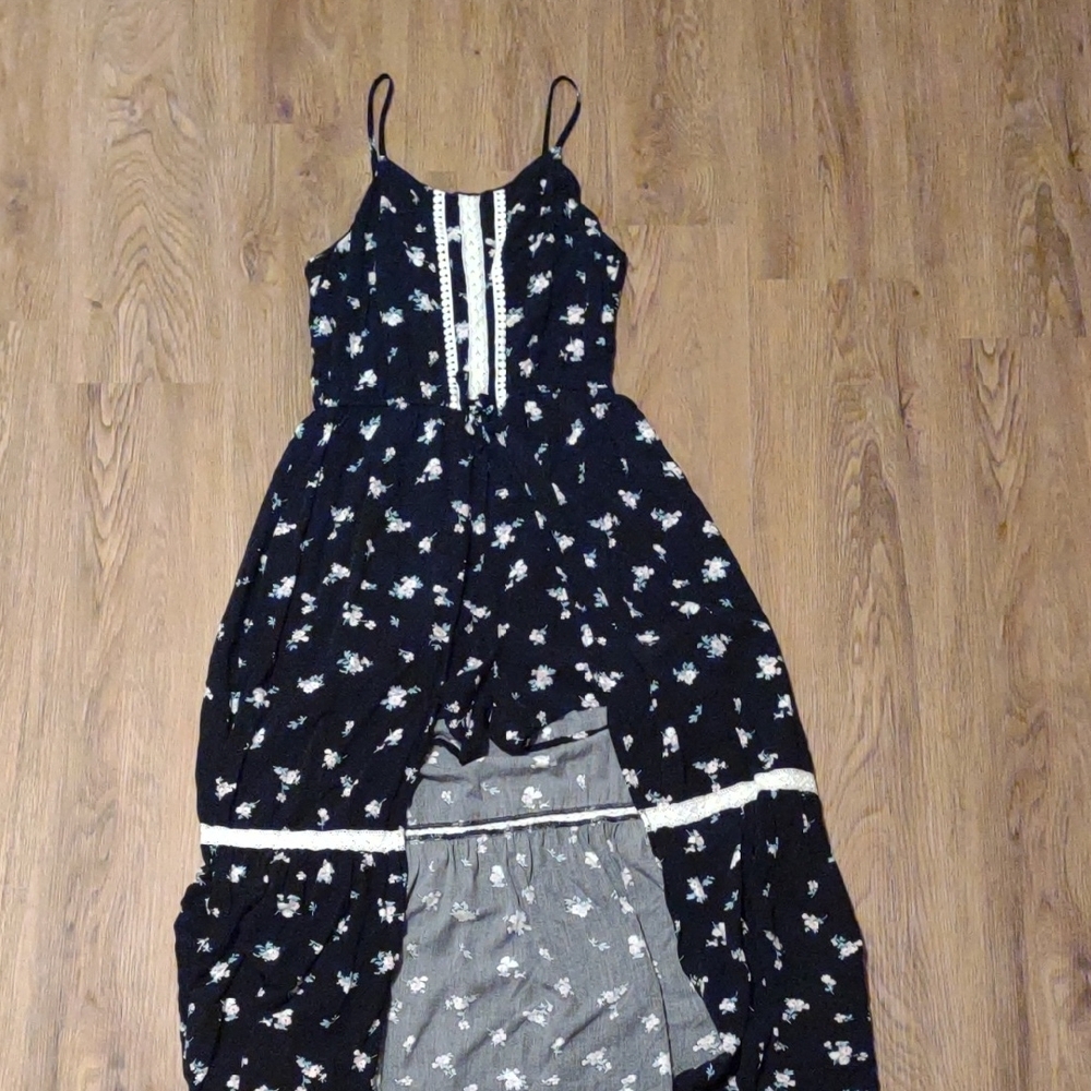 Art Class Black Maxi Dress